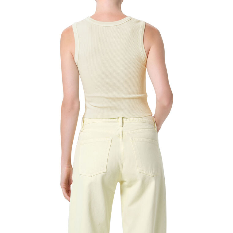 Shrunken Poppy Ribbed Tank image number null