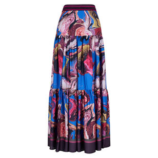 Tuna Tiered Maxi Skirt