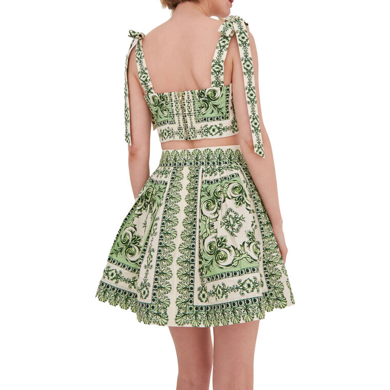 Betty Button-Detail Mini Skirt image number null