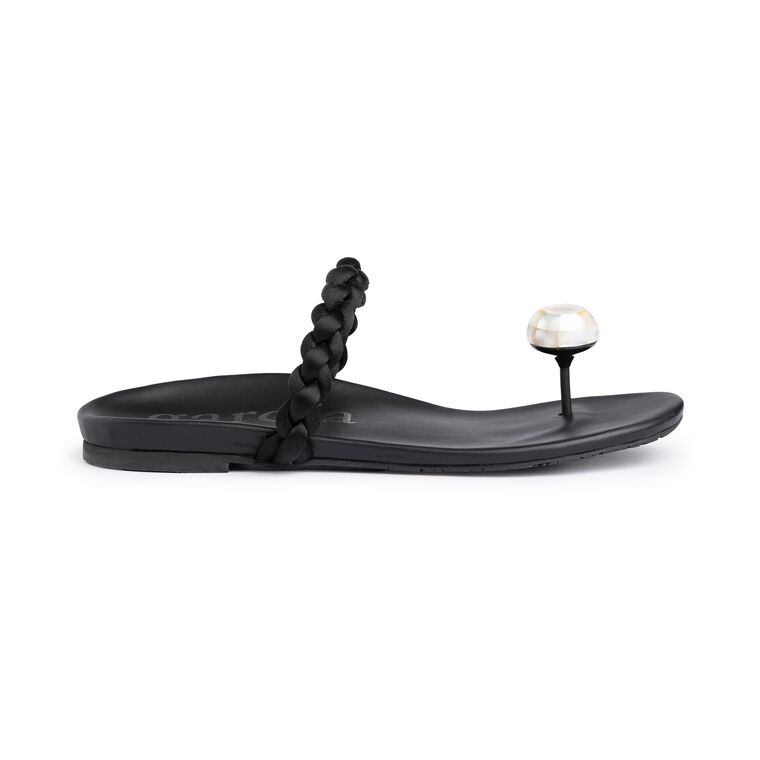 Beth Footbed Slide Sandal With Toe Gem image number null