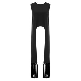 Rennes Sleeveless Elongated Overlay Top