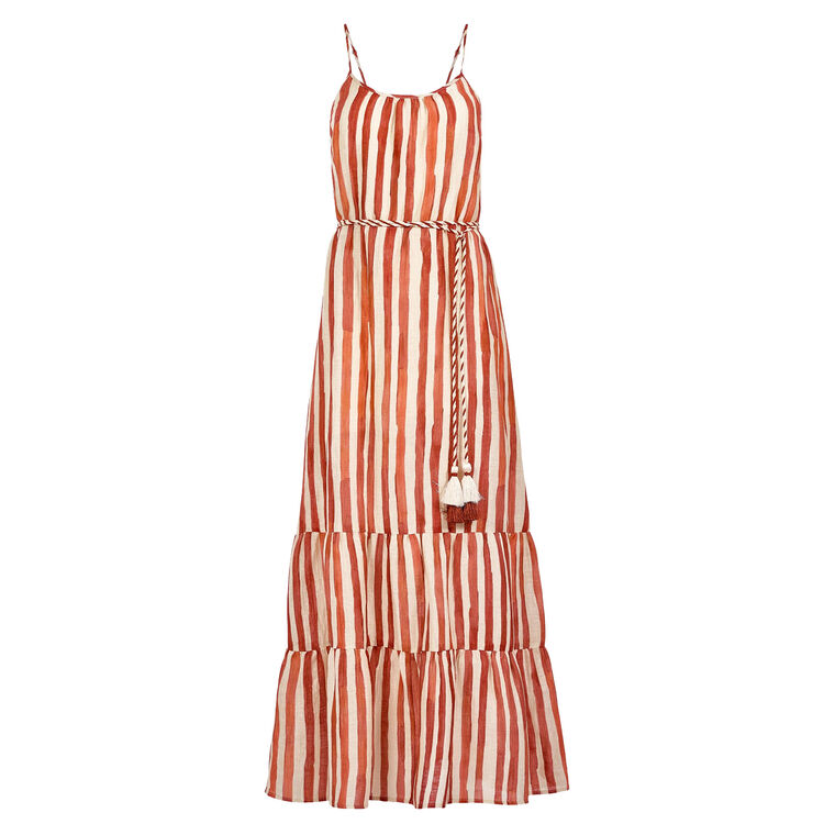 Kinley Sleeveless Scoopneck Midi Dress image number null