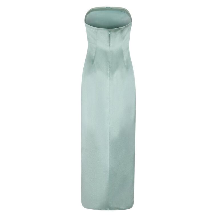 Michell Strapless Satin Maxi Dress image number null