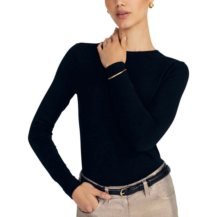 Alizee Long Sleeve Crew Neck Sweater image number null