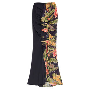 Twist Front Maxi Skirt