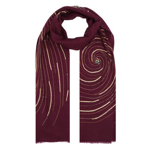 Astral Bloom Merino Scarf