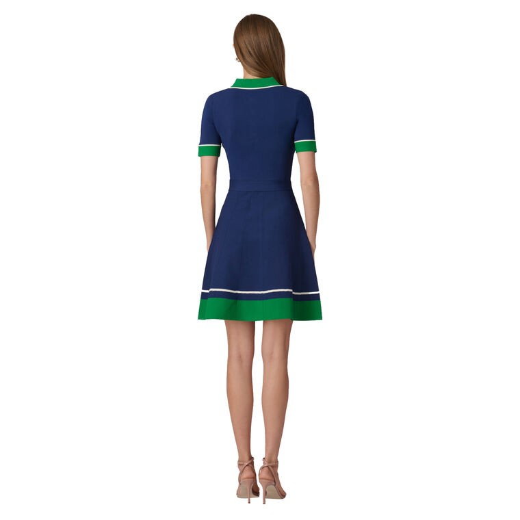 Bennett Short Sleeve Collared Midi Dress image number null