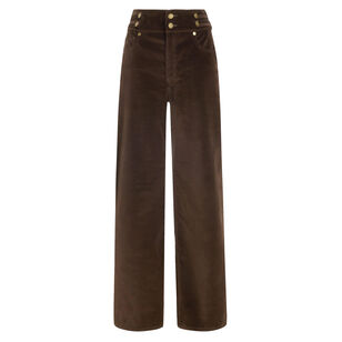 Liv Velveteen High-Rise Wide Leg Jean
