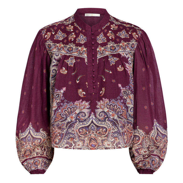 Rhiannon Ramie Blouse image number null