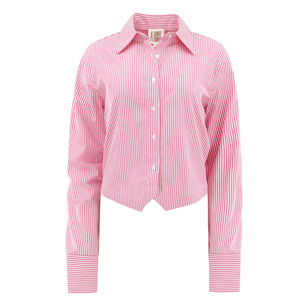 Colette Candy Stripes Long Sleeve Poplin Shirt