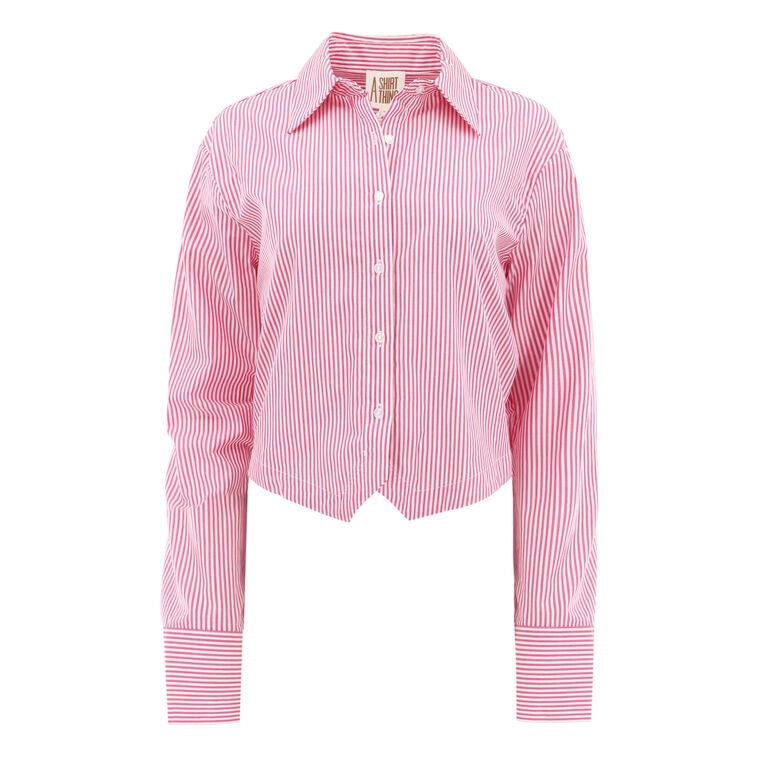 Colette Candy Stripes Long Sleeve Poplin Shirt image number null