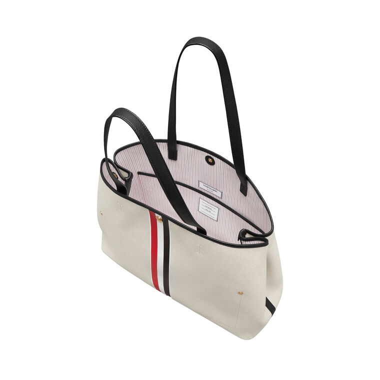 Cotton Canvas Horizontal Tote image number null