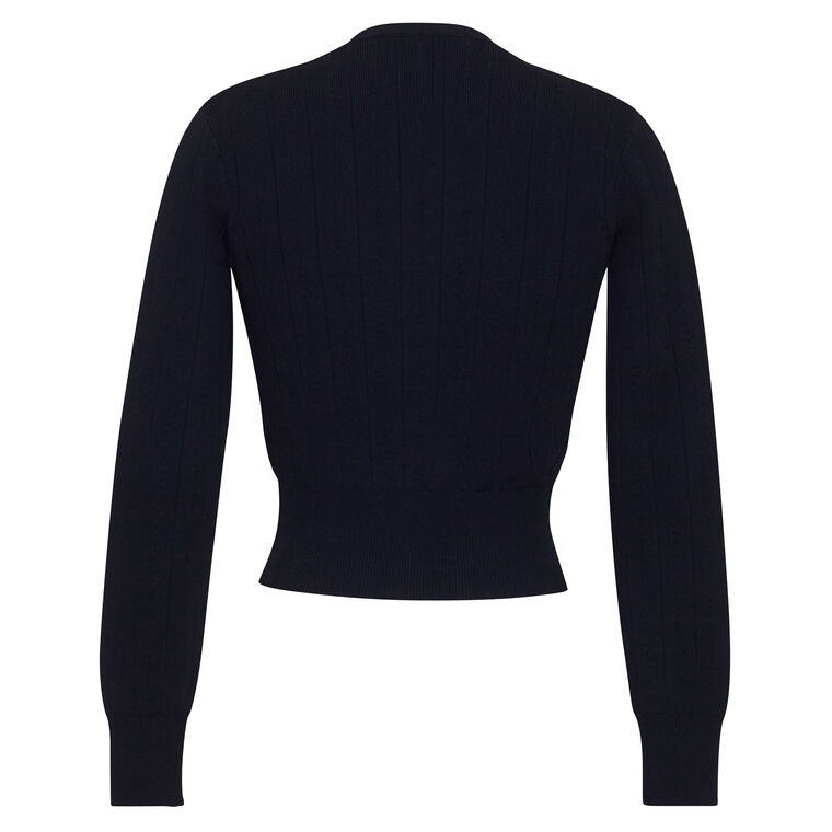 Faye Cardigan In Compact Jacquard image number null