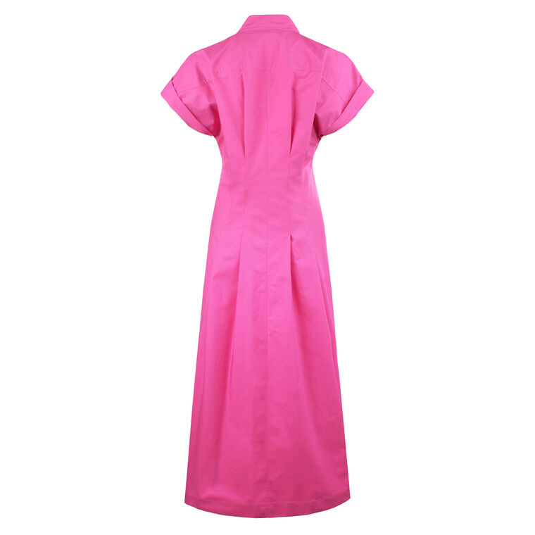 Rocky Short Sleeve Tie-Waist Midi Dress image number null