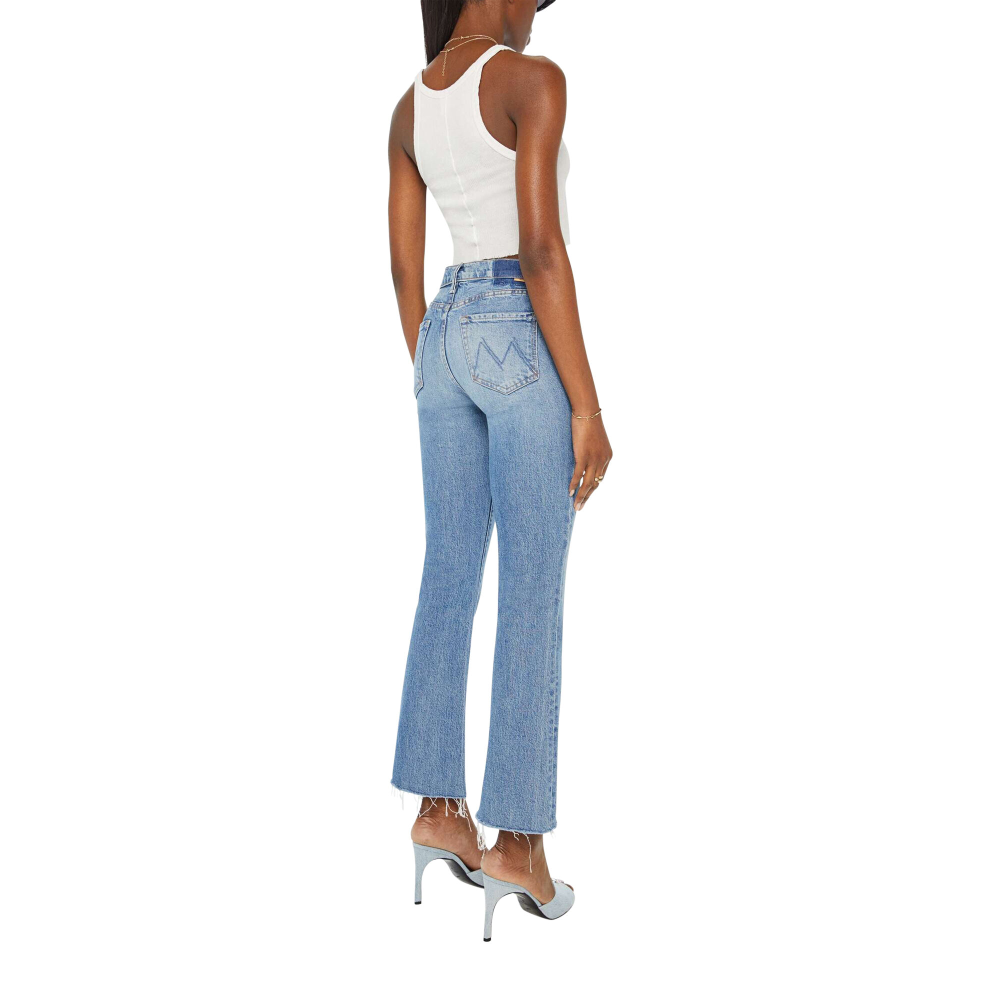 FORME ダウンジレ MOTHER The Ditcher Zip Crop - Boogie Down | MOTHER DENIM