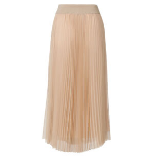 Pleated Midi Tulle Skirt