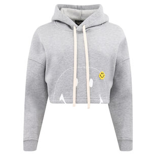 Smiley Crop Hoodie