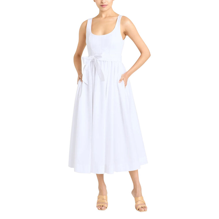 Zuri Sleeveless Scoop Neck Midi Dress image number null