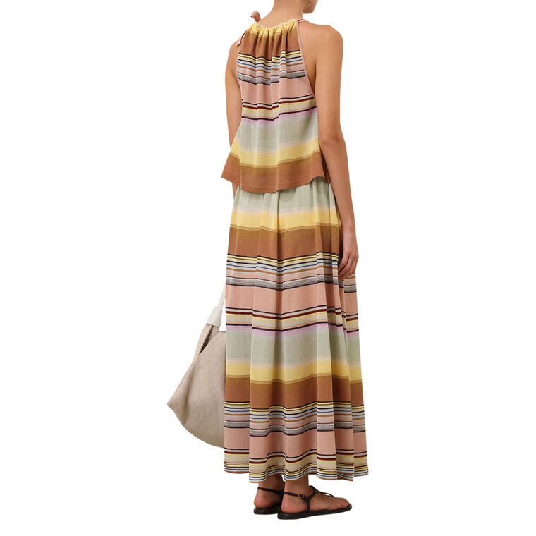Coco Stripe Circle Skirt image number null