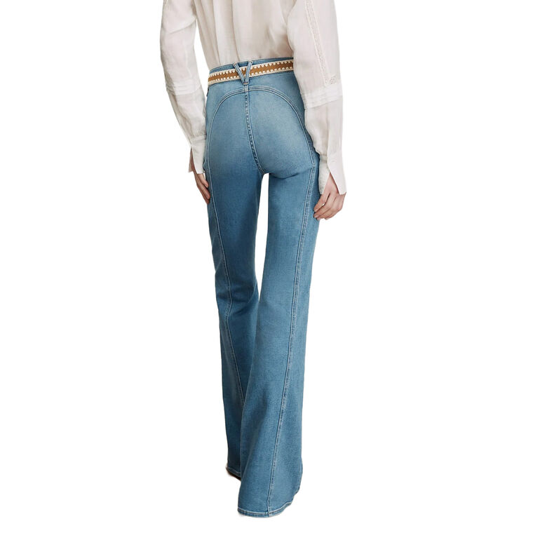 Beverly High Rise Skinny Flare Jean image number null