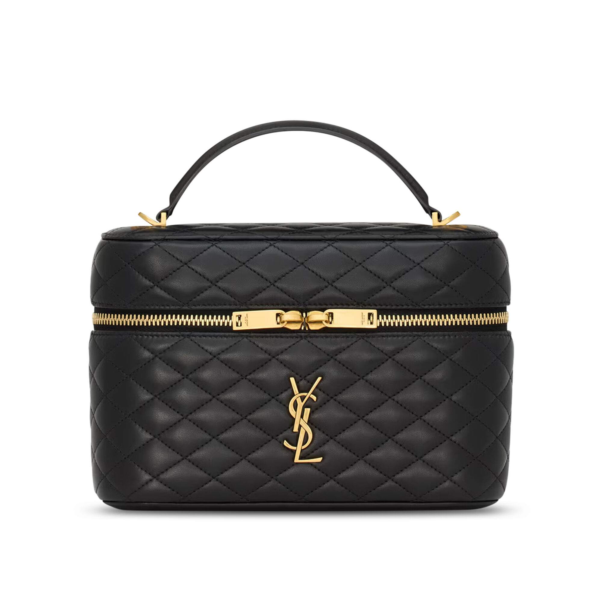 VANITY BAG／black Saint Laurent Gaby Large Vanity Bag With Strap | Tootsies