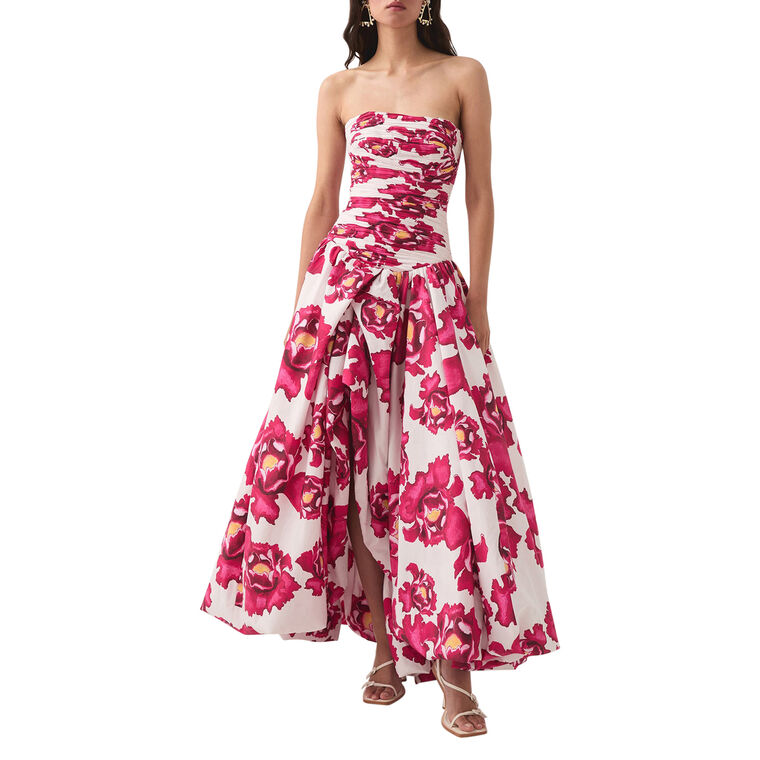 Behold Strapless Maxi Dress image number null