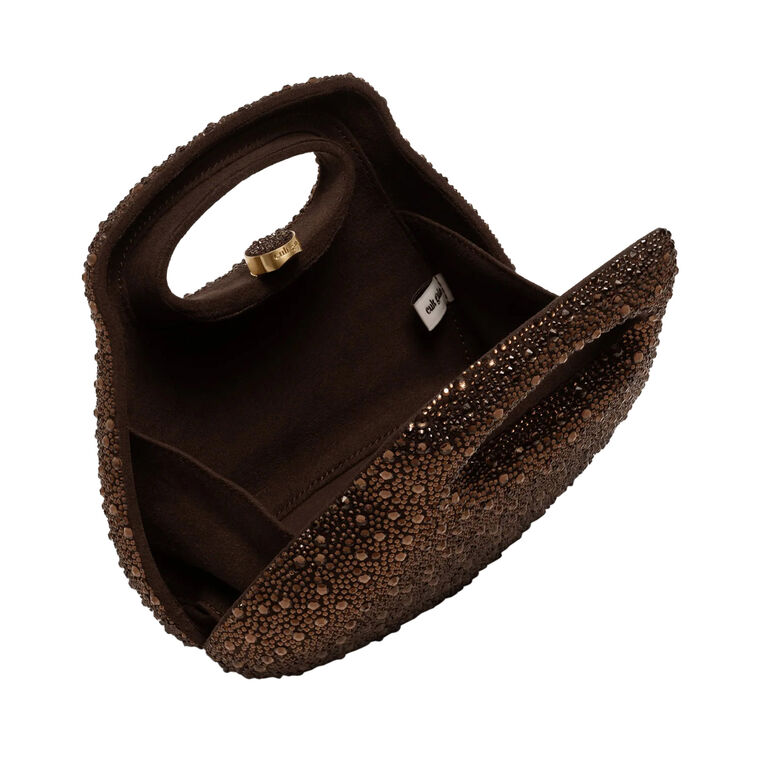 Mimi Rhinestone Top Handle Bag image number null