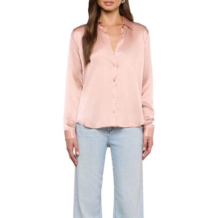 Tyler Long Sleeve Silk Blouse image number null