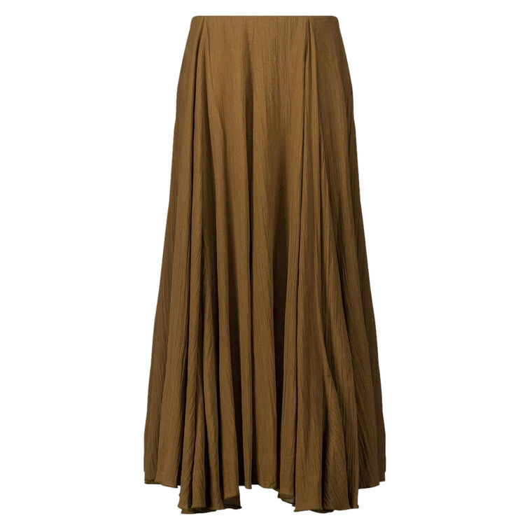 Bella Cotton Gauze Midi Skirt image number null