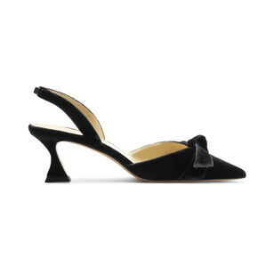 Clarita Bell 60mm Velvet Slingback Pump