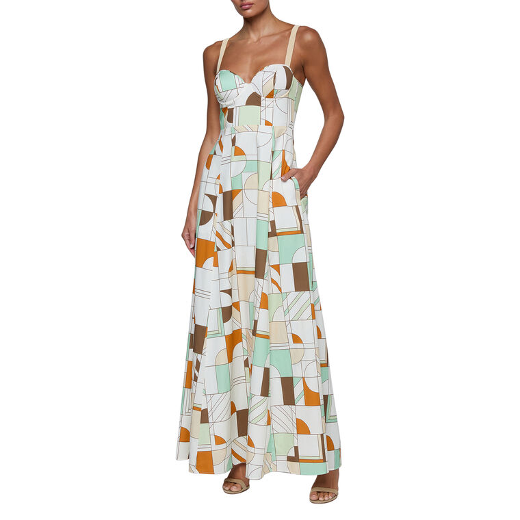 Sutton Beaded Strap Maxi Dress image number null