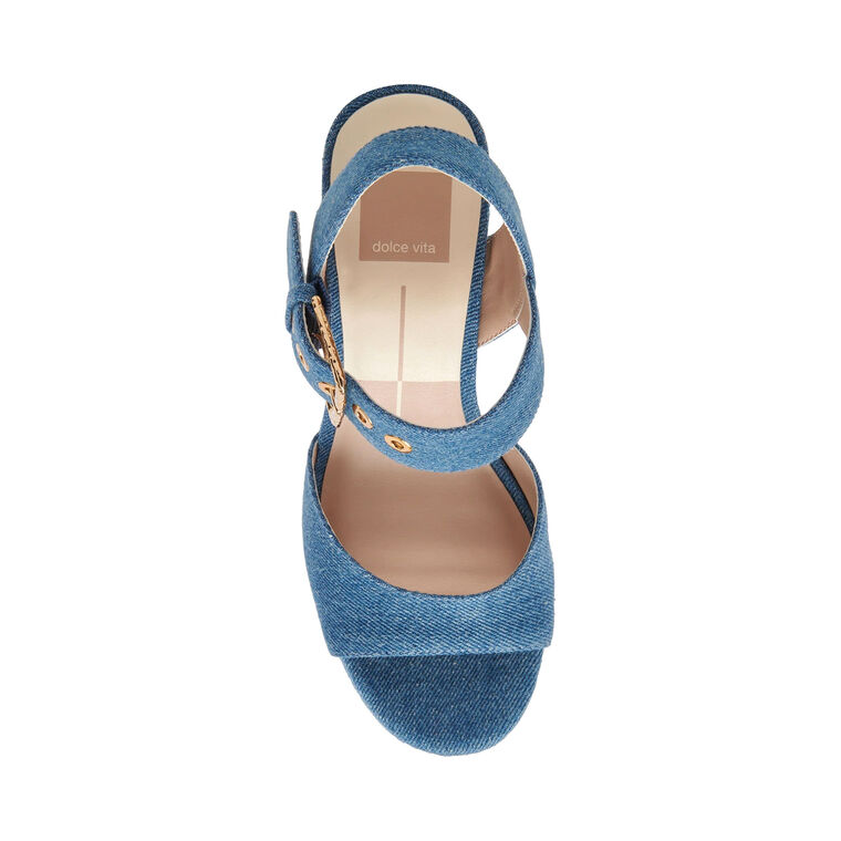 Bobby Denim Platform Heel image number null