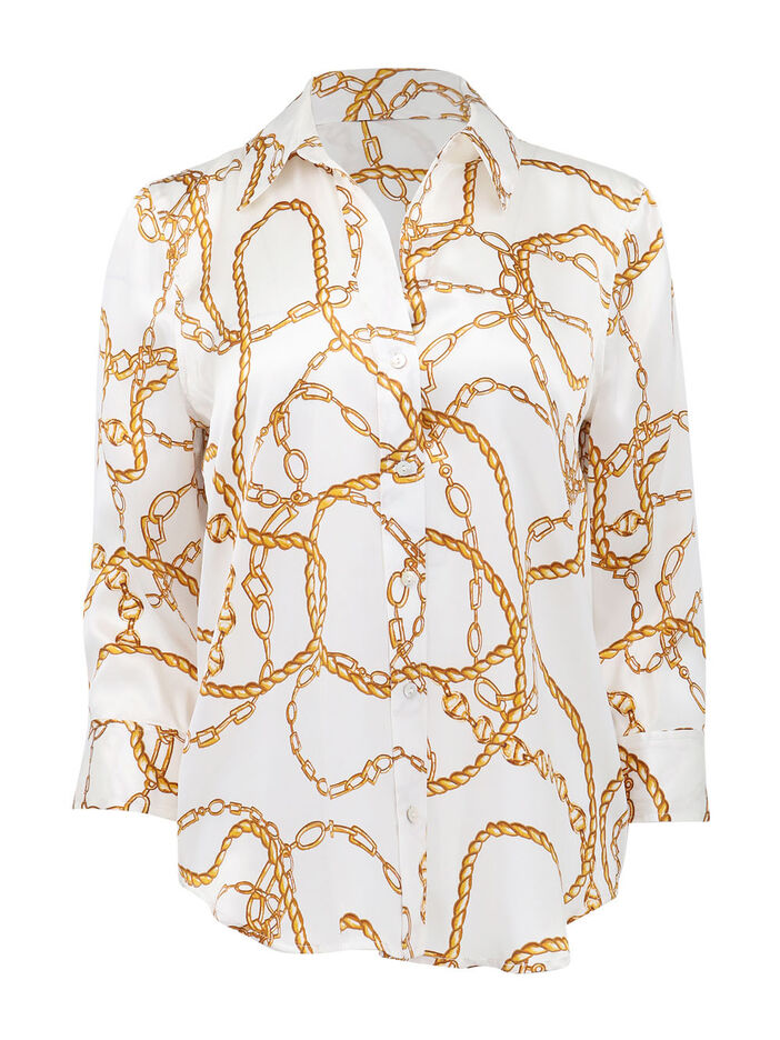 Dani 3/4 Sleeve Blouse image number null