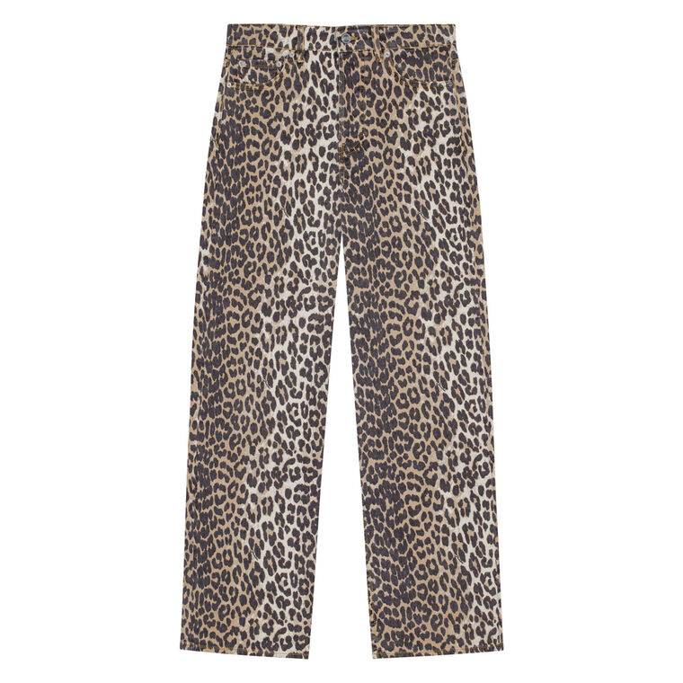 Leopard Printed Izey Jean image number null