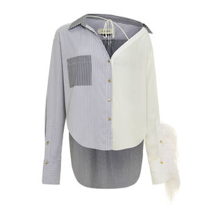 Gemini Long Sleeve Button-Front Shirt