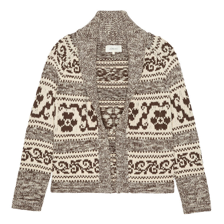 The Nordic Flower Lodge Cardigan image number null