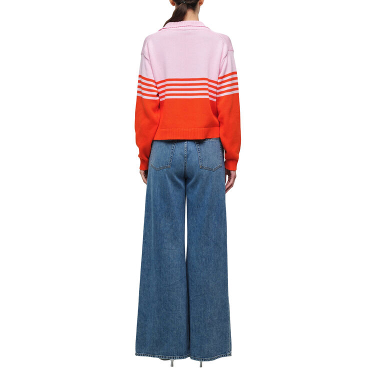 Jules Striped Cotton Polo Shirt image number null