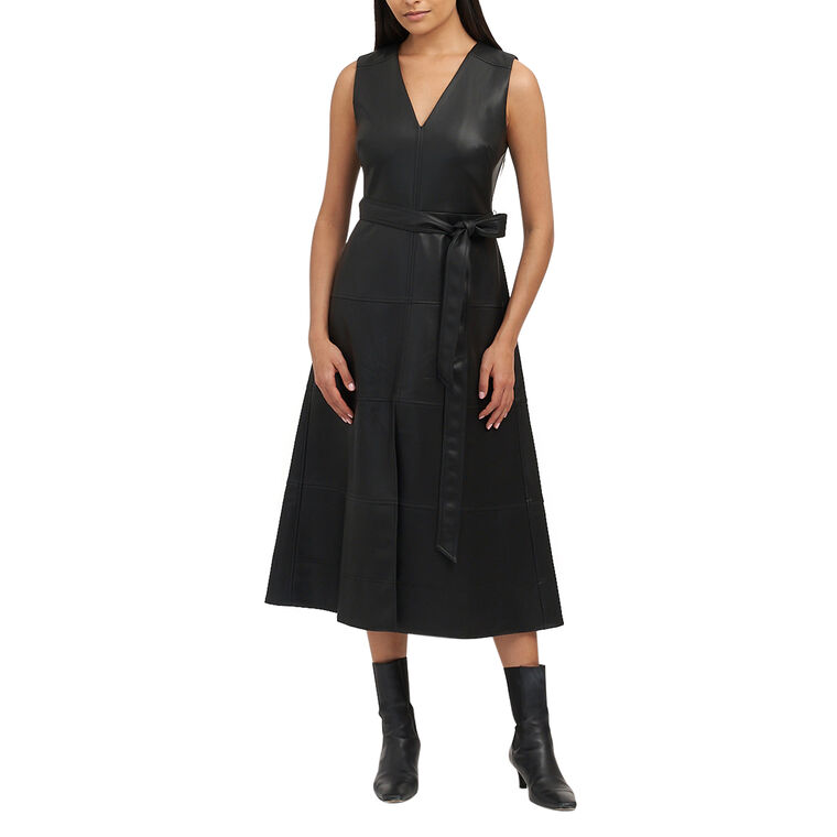 Reinella Vegan Leather Dress image number null
