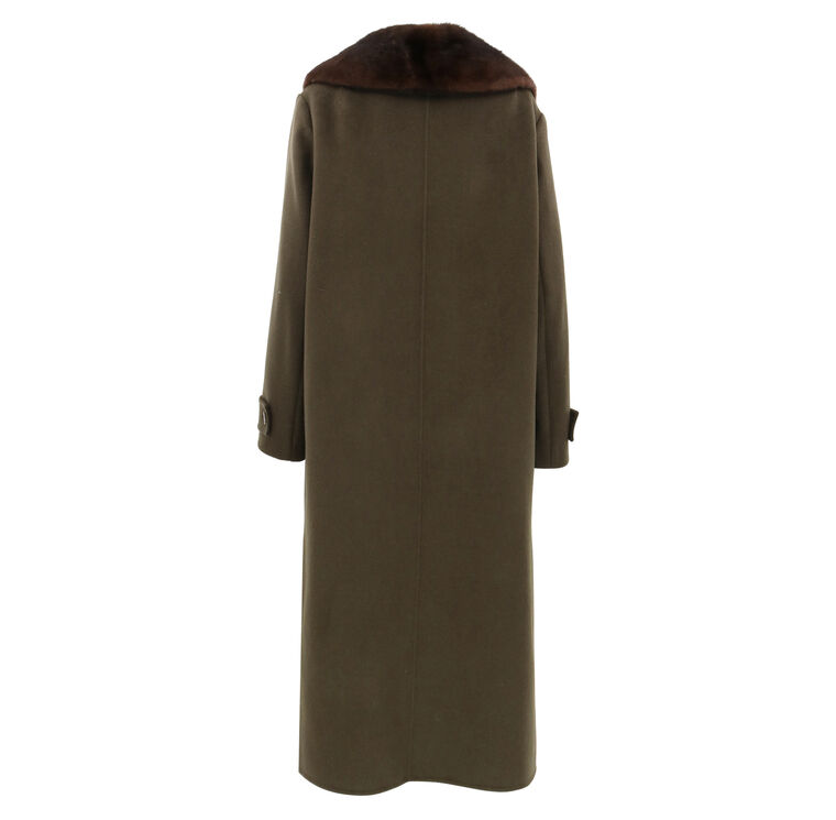 Mink Collar Coat image number null
