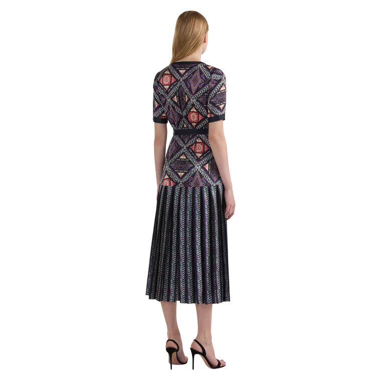 Lea Short Sleeve Midi Shirt-C Dress image number null