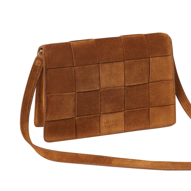 Delphine Suede Shoulder Bag image number null