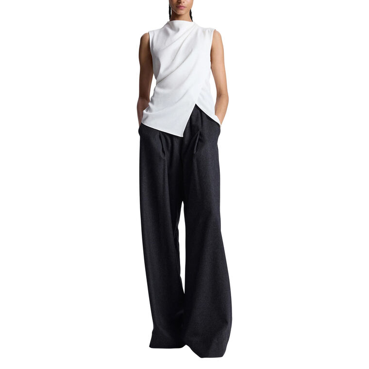 Amira Ruched Sleeveless Top image number null