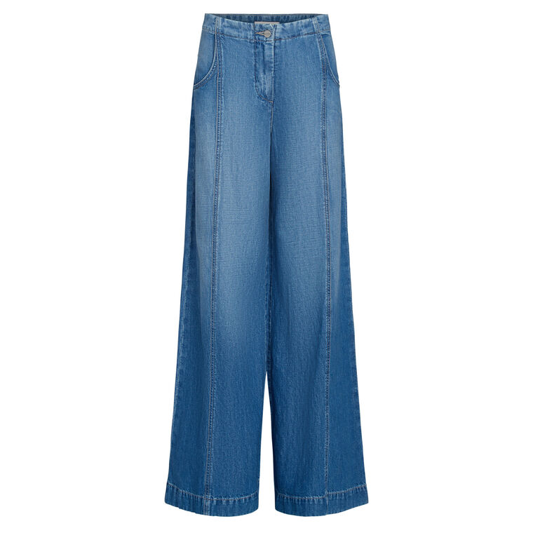 Dancing In The Dark Wide Leg Jean image number null