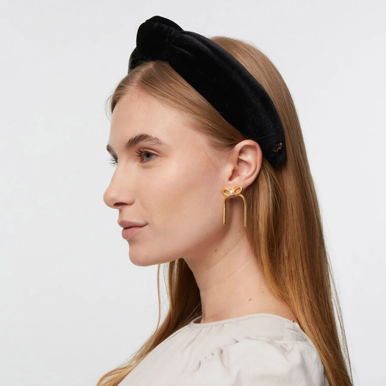Bow Stud Earrings image number null