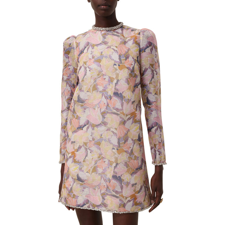 Illustration Diamante Mini Dress image number null