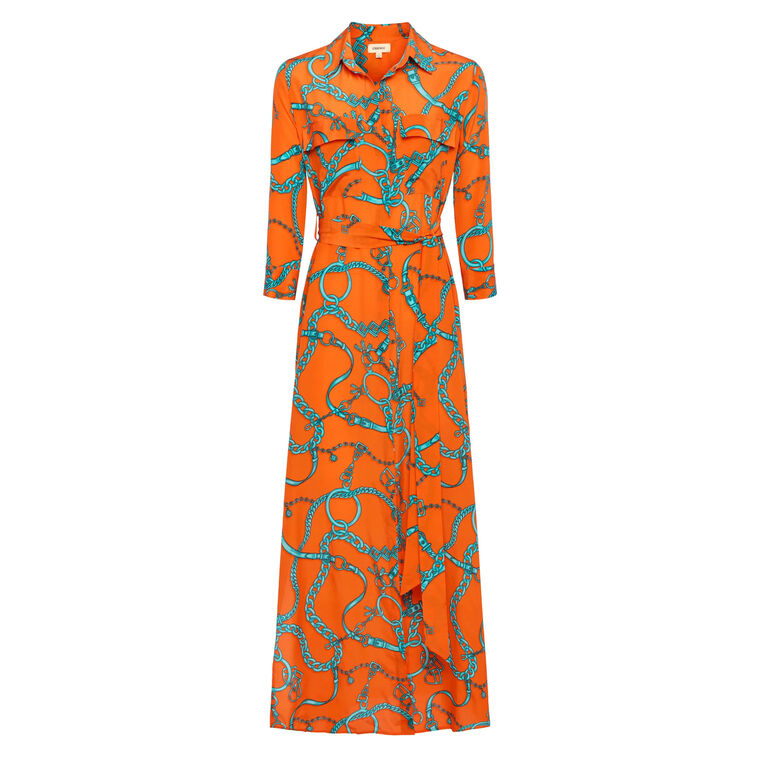 Cameron Silk Shirt Dress image number null
