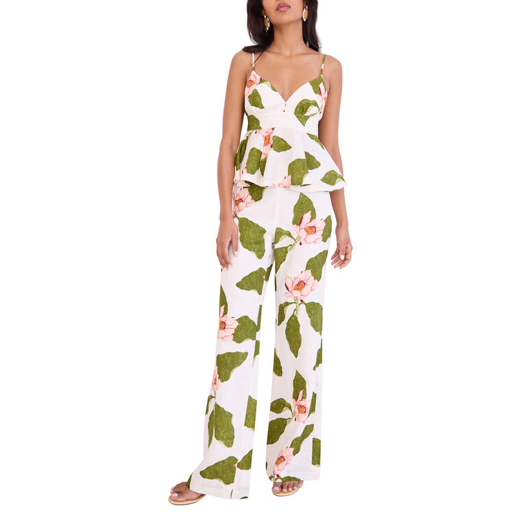 Sunflower Wide-Leg Linen Pant image number null