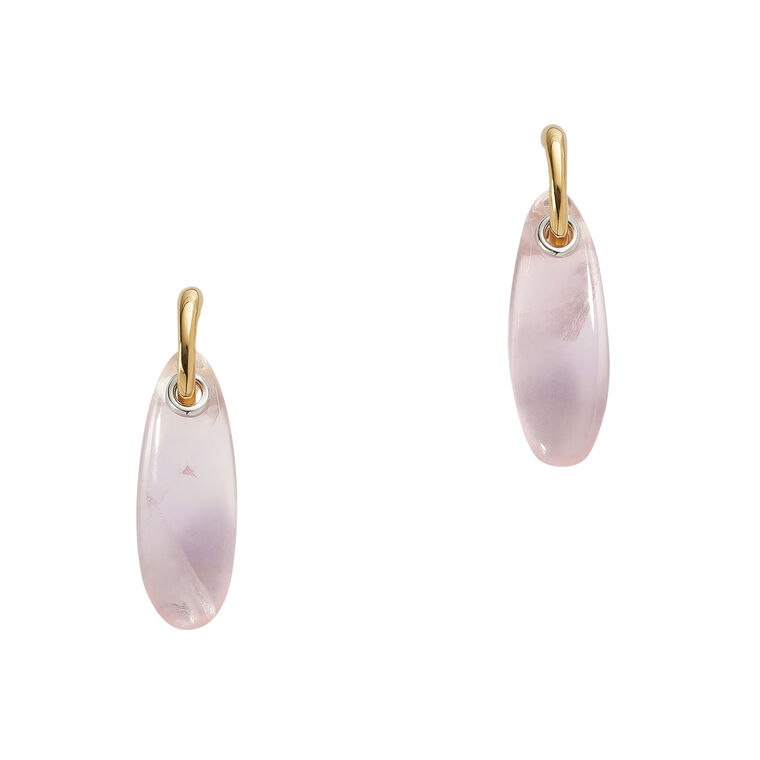Ellipse Quartz Small Earrings image number null