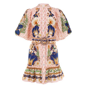 The Dream Garden Beaded Belt Mini Dress