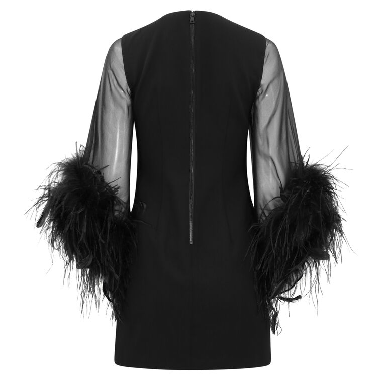 Izola Feather Mini Dress image number null
